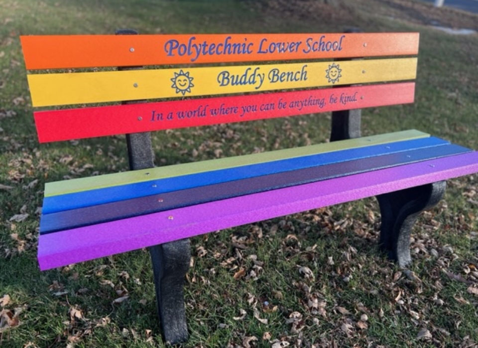 Rainbow orange on top with epoxy